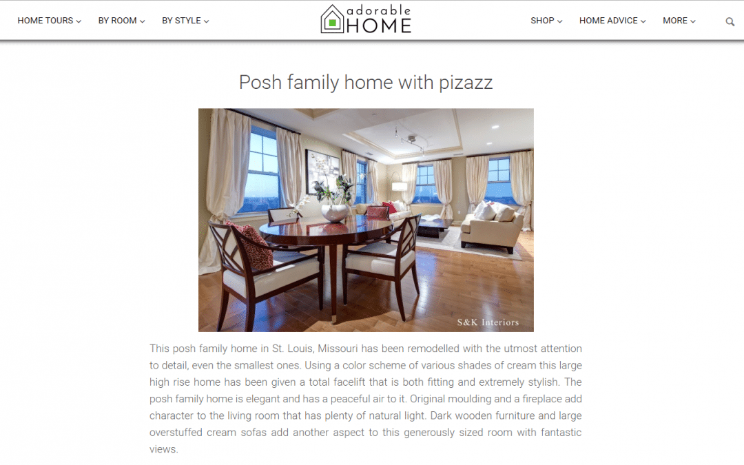 Posh Family Home: Featured Designer
