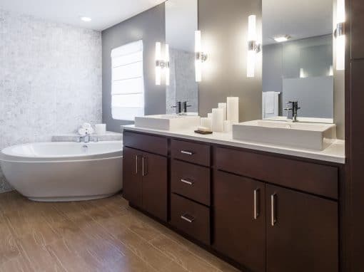 Contemporary Remodel Master Bathroom